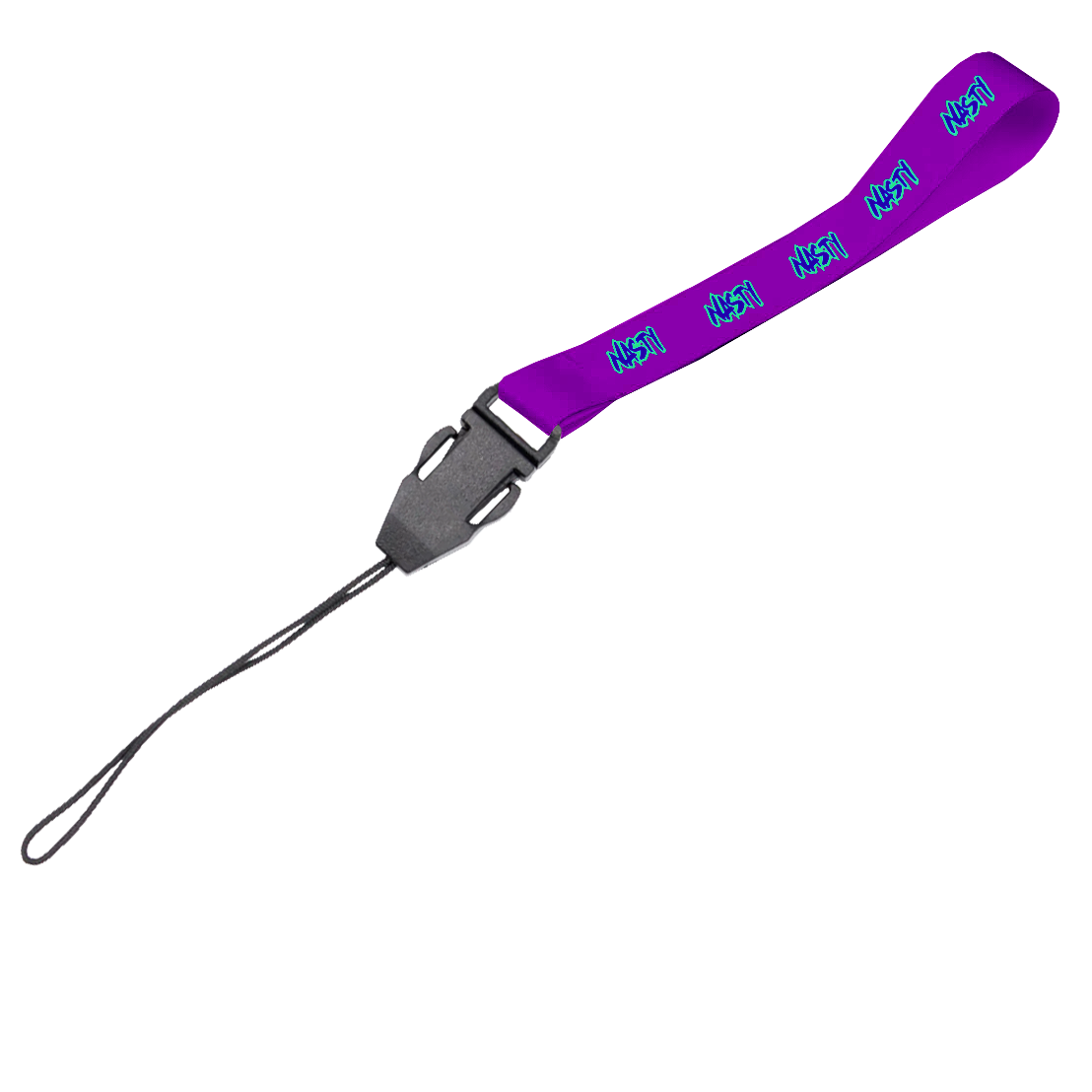 Satin Wrist Phone Strap D/Sided Print with Cellphone Clip 15 x 340mm